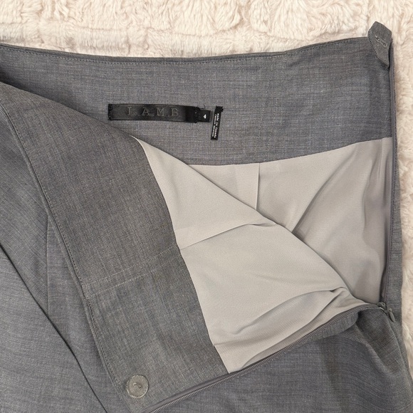 L.A.M.B Gray skirt - Picture 8 of 9